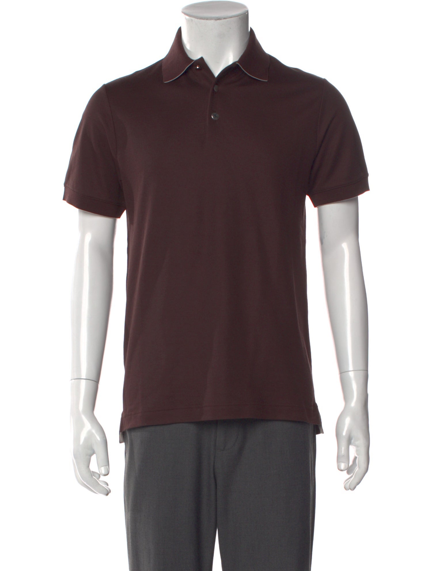 Hermès Collar Short Sleeve Polo Shirt