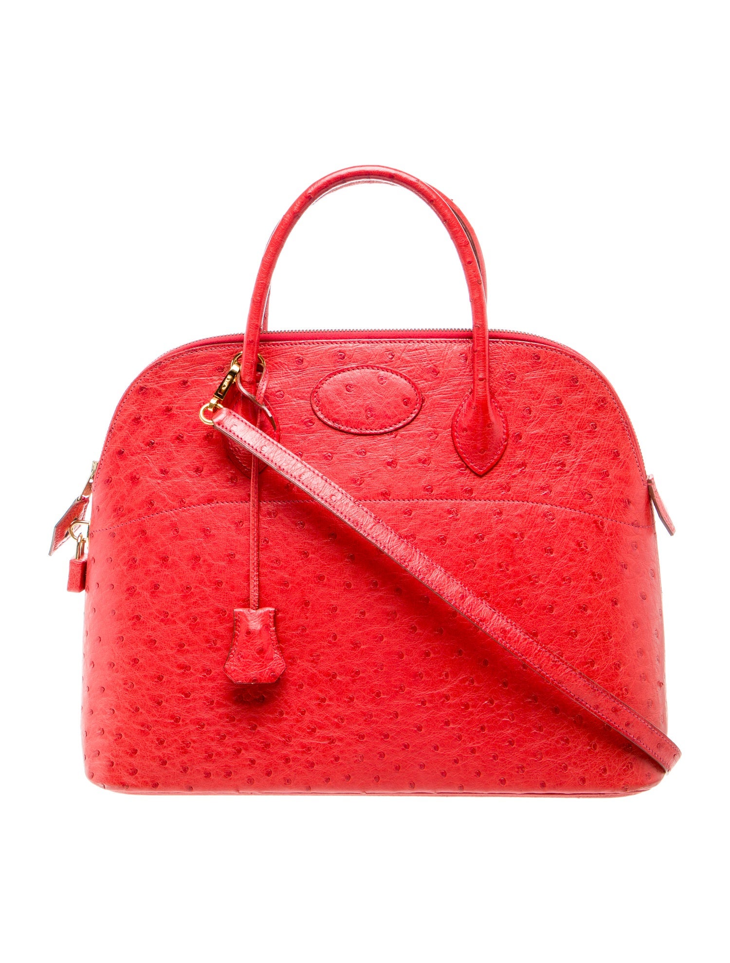 Hermès Ostrich Bolide 35