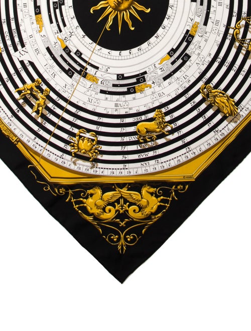 Hermès Dies Et Hore Silk Scarf