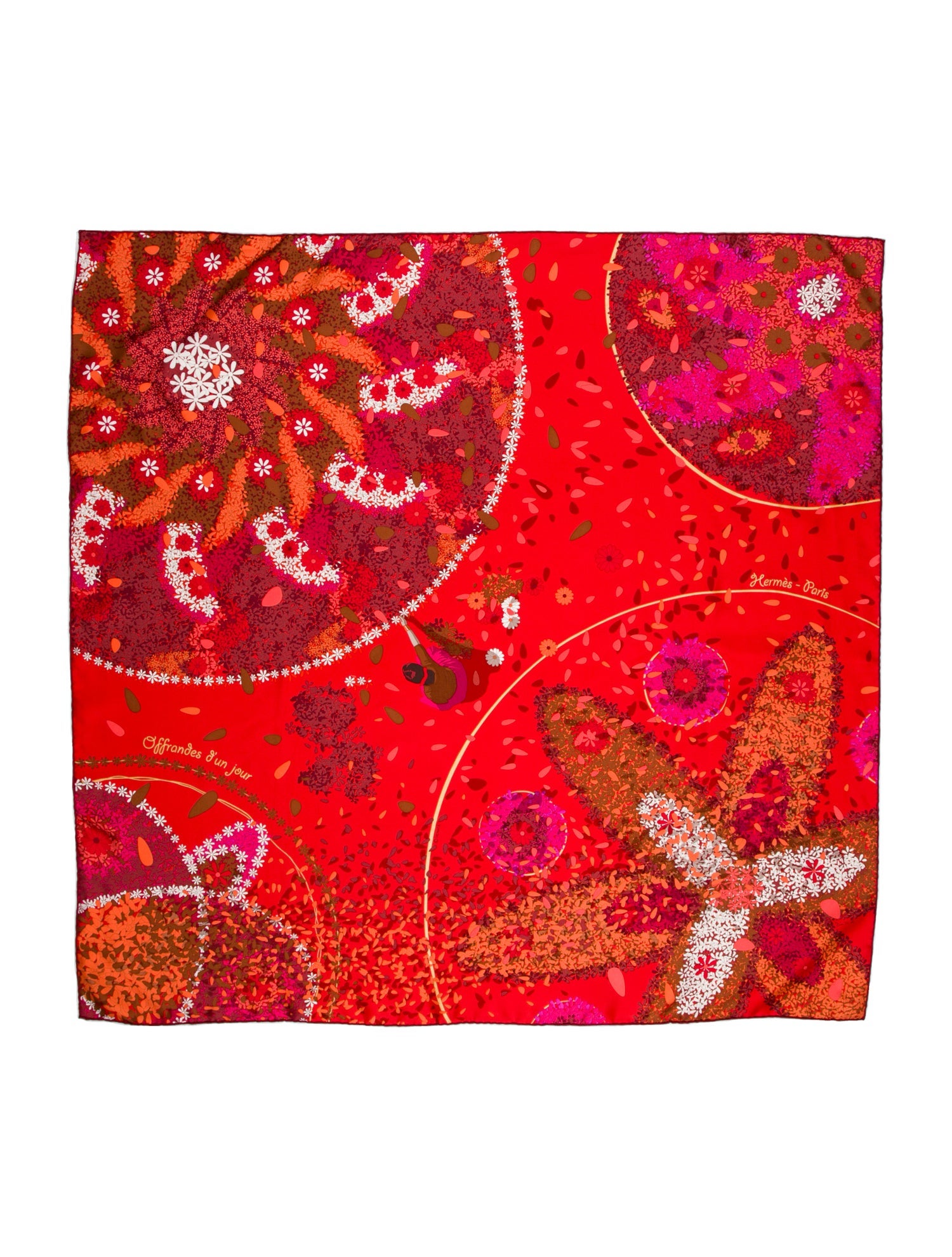 Hermès Offrandes d'Un Jour Silk Scarf