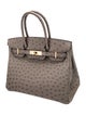 Hermès 2015 Ostrich Birkin 30