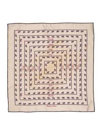 Hermès Saut Galop Canter Rack Silk Scarf