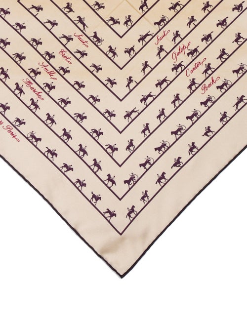 Hermès Saut Galop Canter Rack Silk Scarf