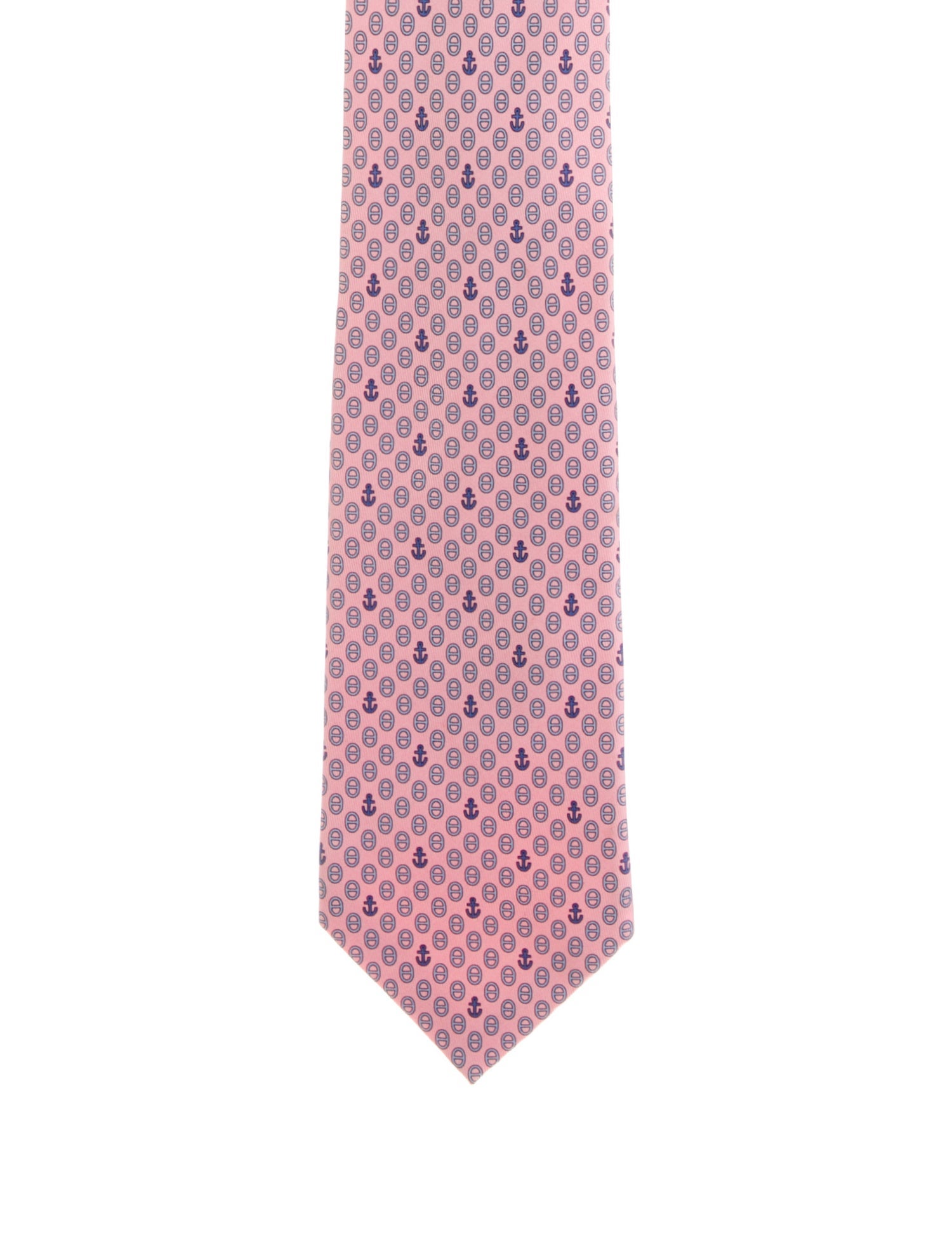 Hermès Patterned Silk Tie
