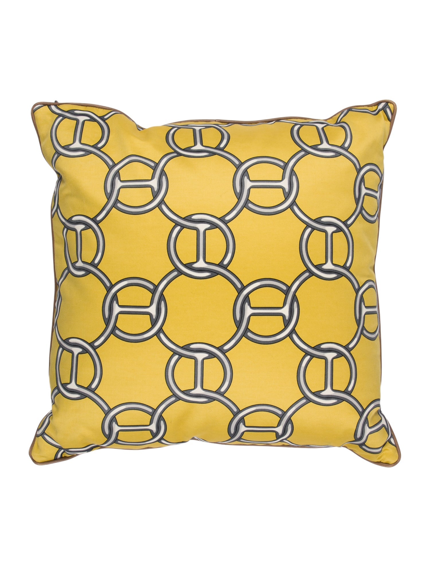 Hermès Fil d'Argent Throw Pillow