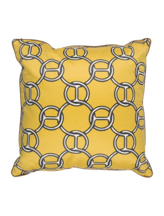 Hermès Fil d'Argent Throw Pillow