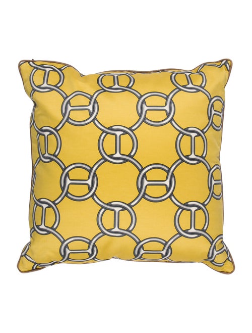 Hermès Fil d'Argent Throw Pillow
