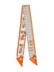 Hermès Les Nouveaux Amoureux de Paris Twillon Silk Twilly Scarf
