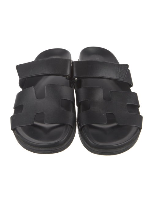 Hermès Chypre Leather Slides
