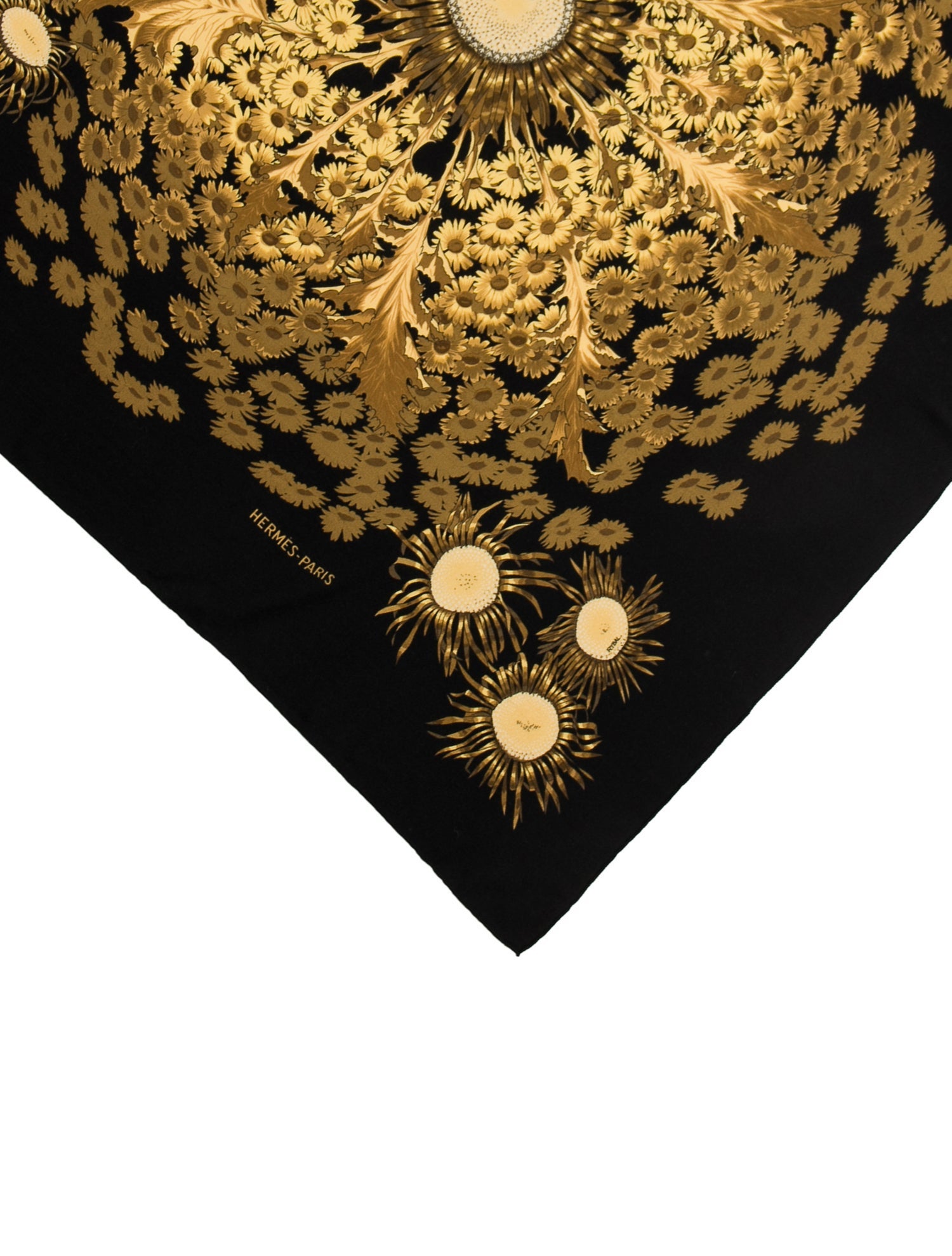 Hermès Fleurs et Carlines Cashmere Scarf