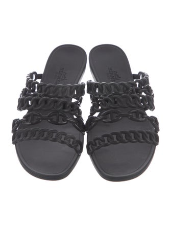 Hermès Rivage Chaîne d'Ancre Insignia Slides