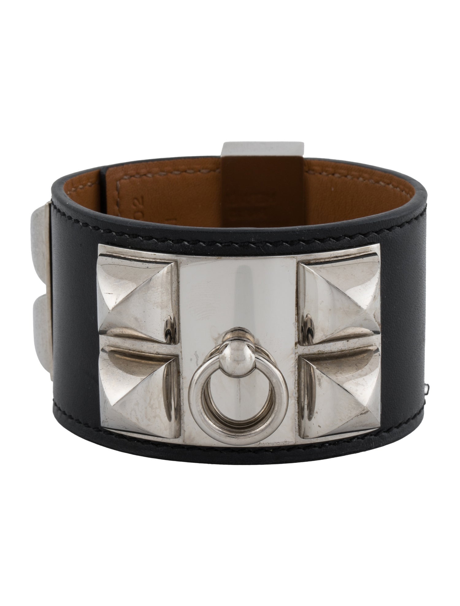 Hermès Leather Collier de Chien Wrap Bracelet