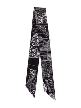Hermès Animapolis Silk Twilly Scarf