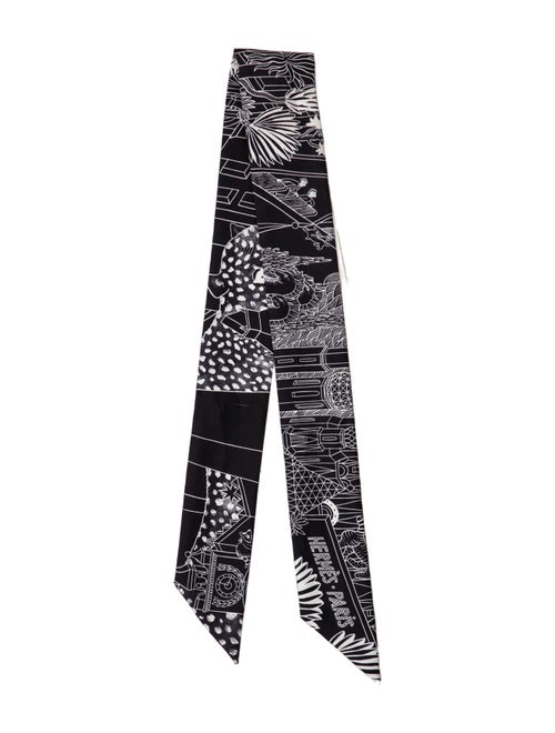 Hermès Animapolis Silk Twilly Scarf