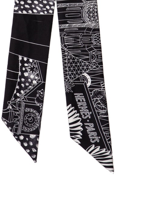 Hermès Animapolis Silk Twilly Scarf
