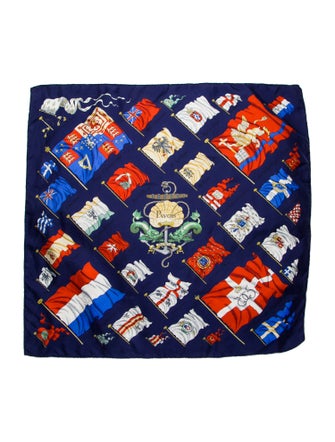 Hermès Pavois Silk Scarf