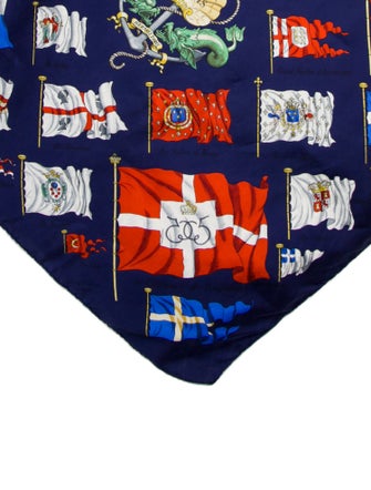 Hermès Pavois Silk Scarf