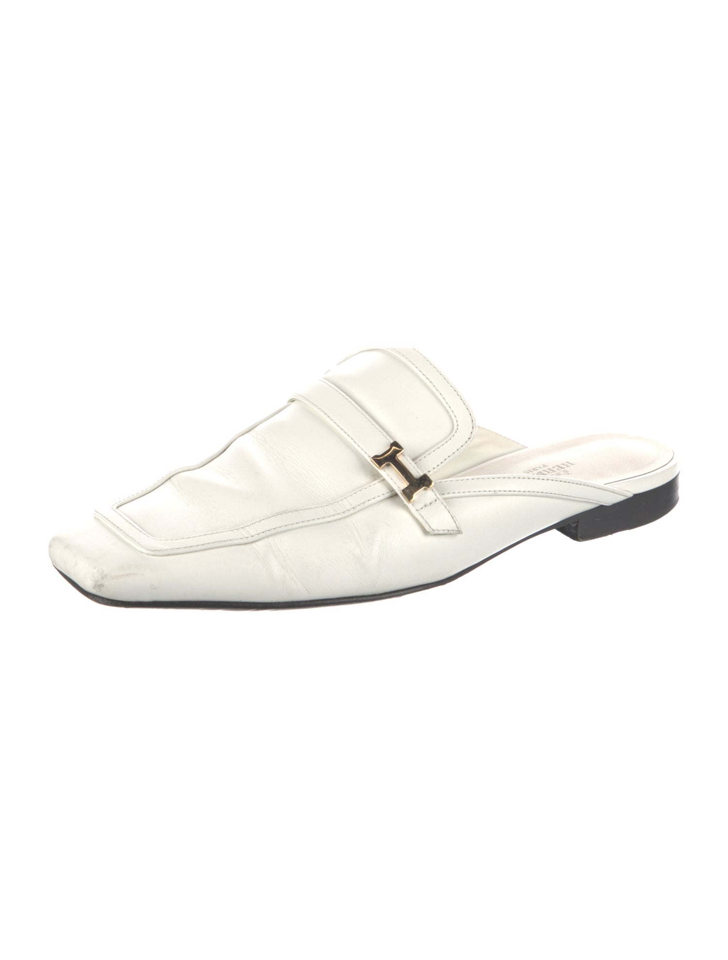 Hermès Groupie H Logo Mules