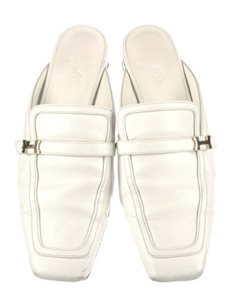 Hermès Groupie H Logo Mules
