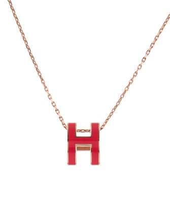 Hermès Mini Pop H Pendant Necklace
