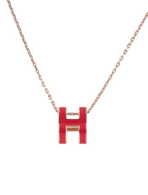 Hermès Mini Pop H Pendant Necklace