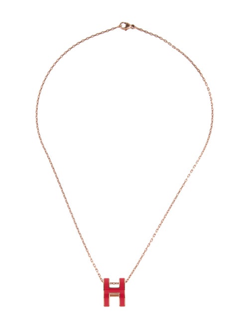 Hermès Mini Pop H Pendant Necklace