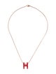 Hermès Mini Pop H Pendant Necklace