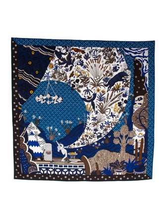 Hermès Le Premier Chant Silk Scarf