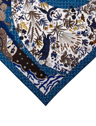 Hermès Le Premier Chant Silk Scarf