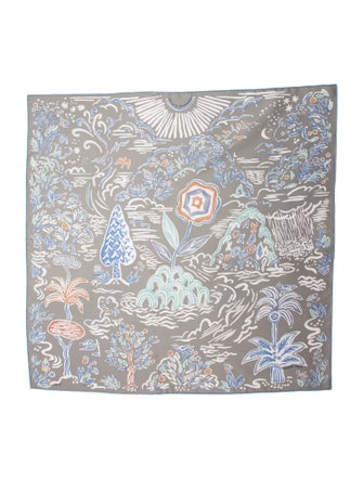 Hermès Isola Di Primavera Silk Scarf