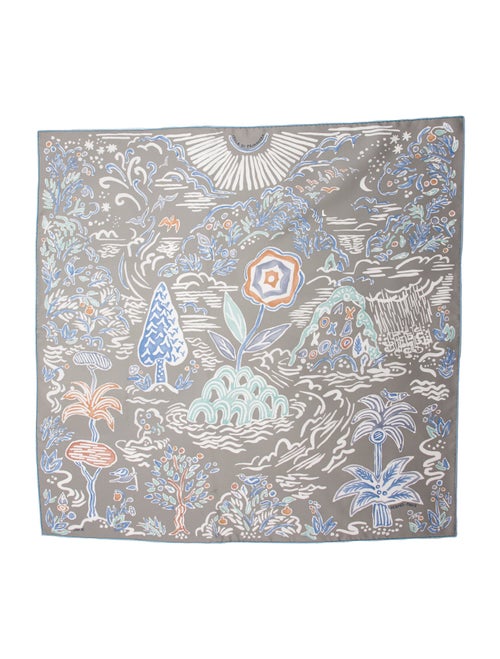 Hermès Isola Di Primavera Silk Scarf