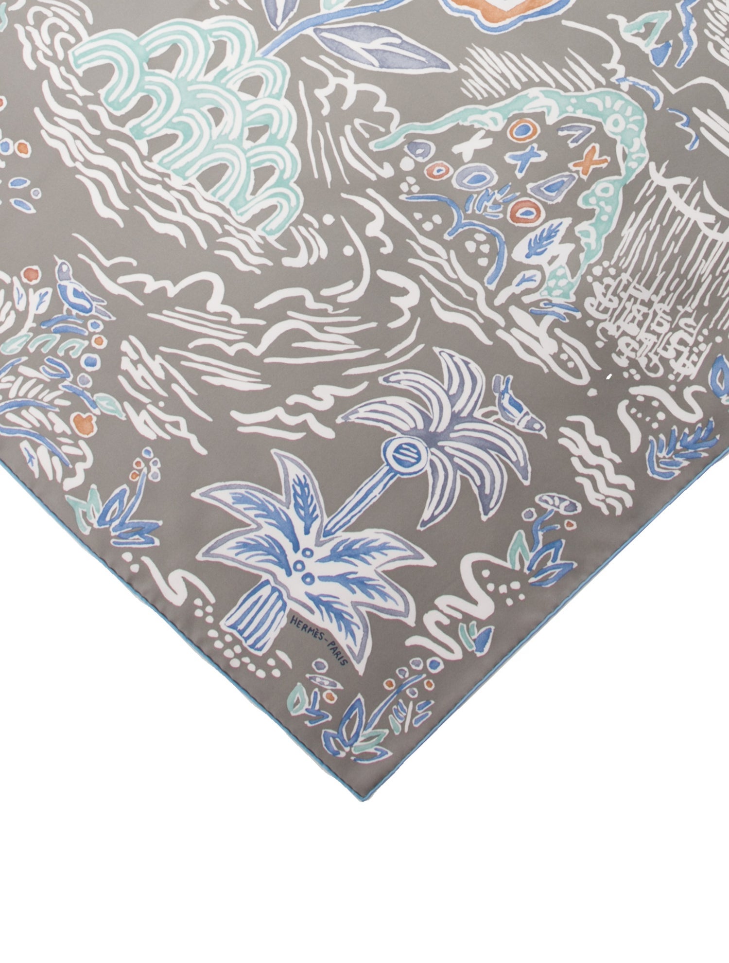 Hermès Isola Di Primavera Silk Scarf