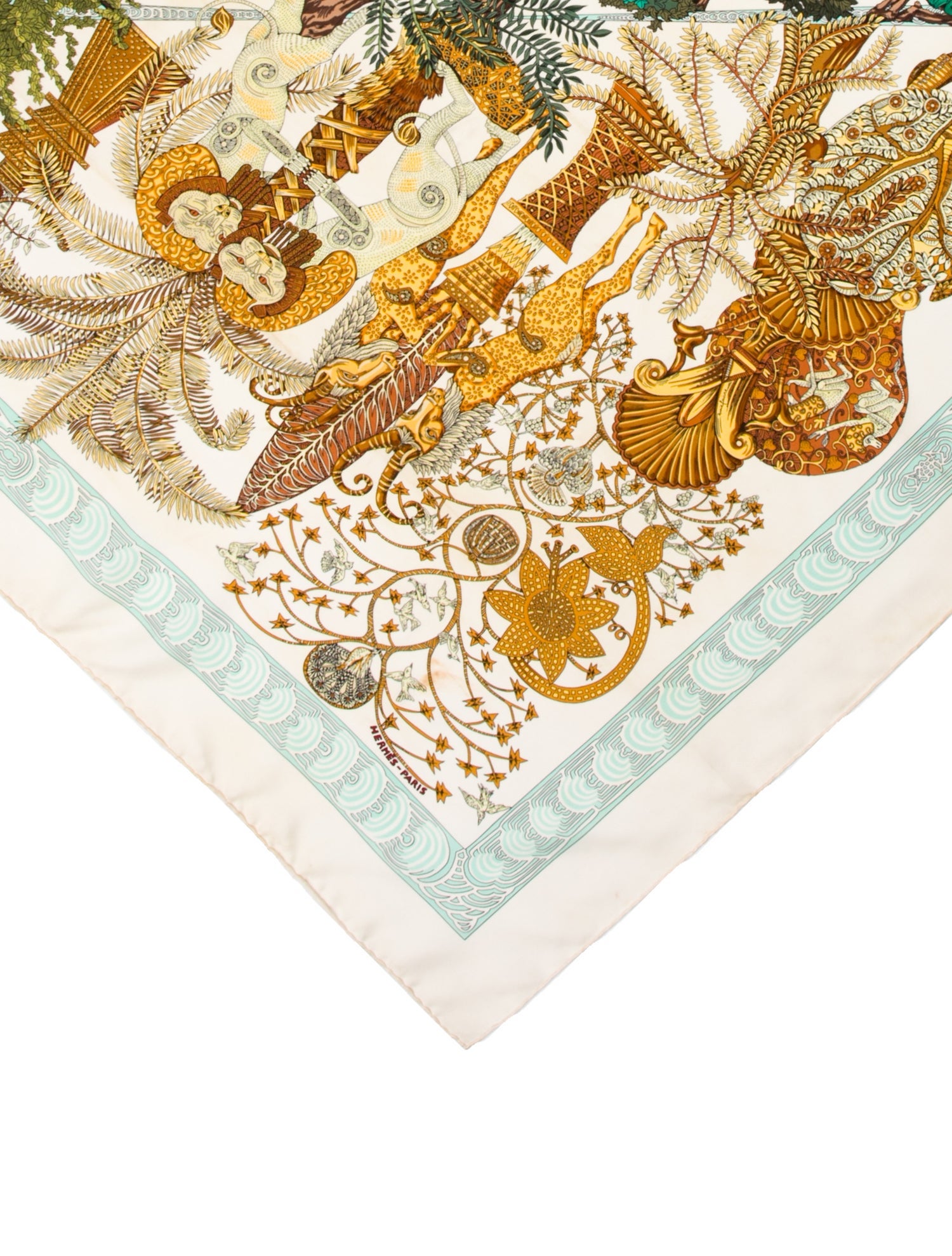 Hermès Les Légendes de L'Arbre Silk Scarf