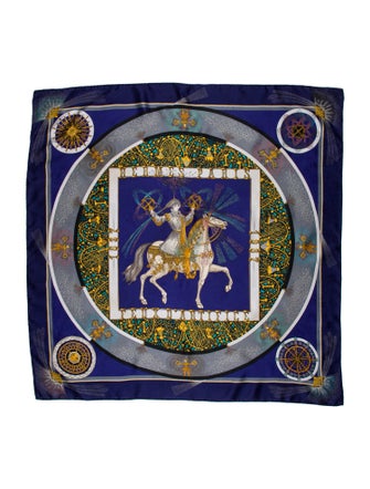 Hermès Feux D'Artifice Silk Scarf