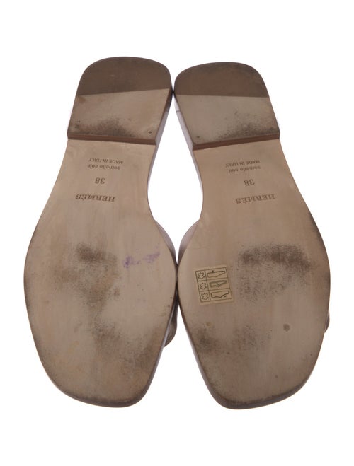 Hermès Oran Leather Slides