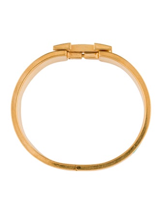 Hermès Enamel Clic Clac H Bangle Bracelet