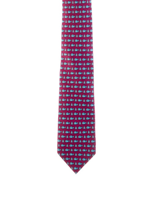 Hermès Patterned Tie