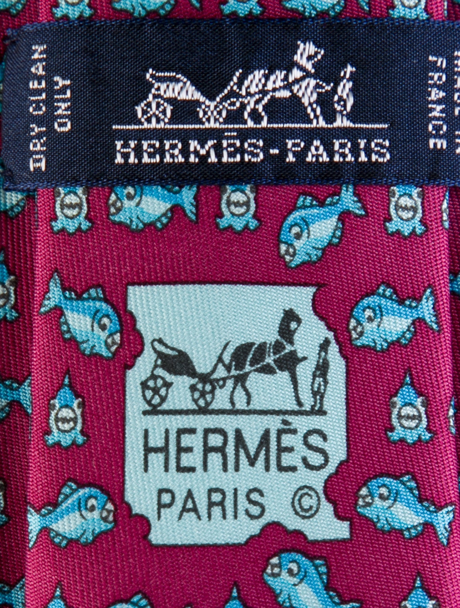 Hermès Patterned Tie