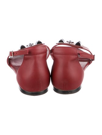 Hermès H Logo Leather Sandals