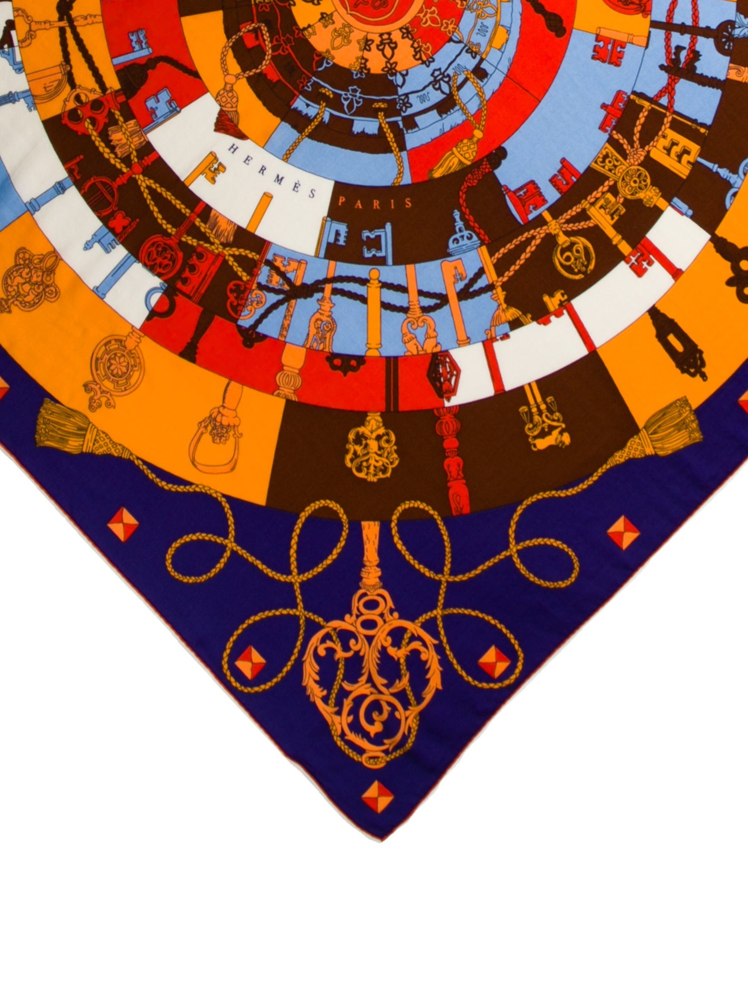 Hermès Tours de Cles Cashmere Scarf