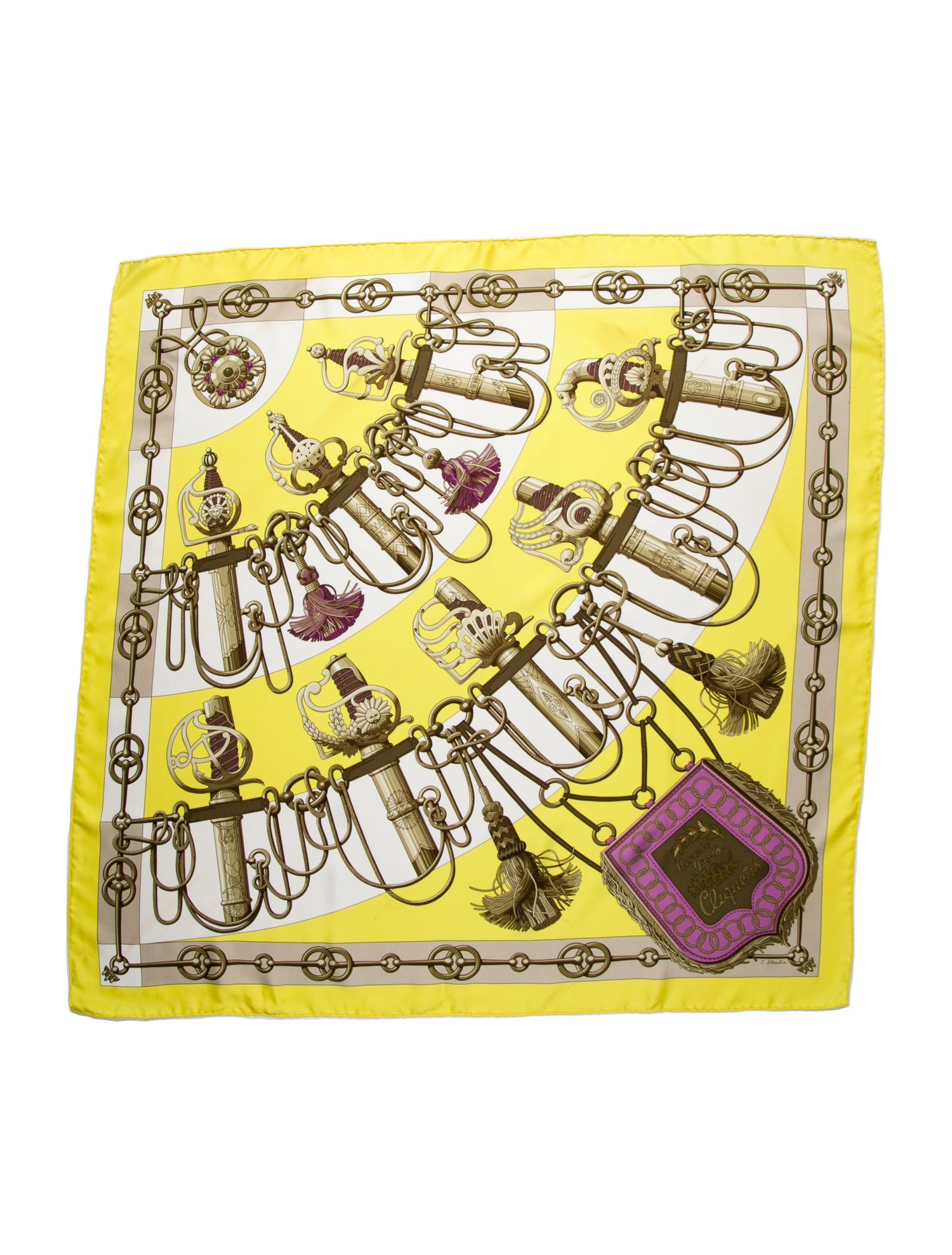 Hermès Cliquetis Silk Scarf