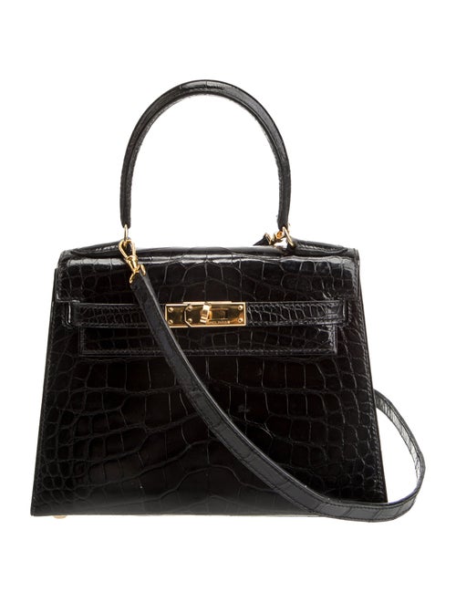 Hermès 1996 Shiny Alligator Mini Kelly Sellier 20