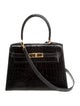 Hermès 1996 Shiny Alligator Mini Kelly Sellier 20