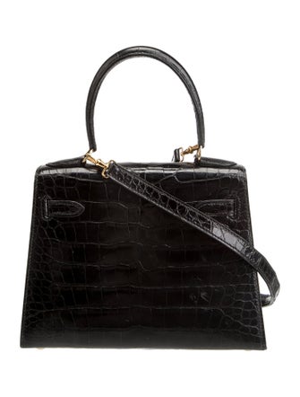 Hermès 1996 Shiny Alligator Mini Kelly Sellier 20