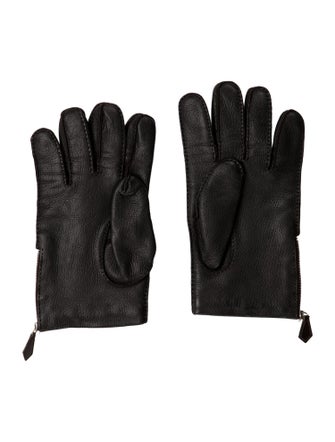 Hermès Leather Gloves