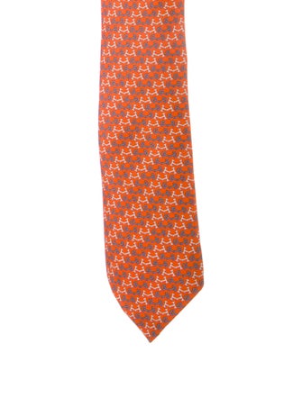 Hermès Patterned Tie