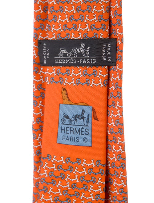 Hermès Patterned Tie