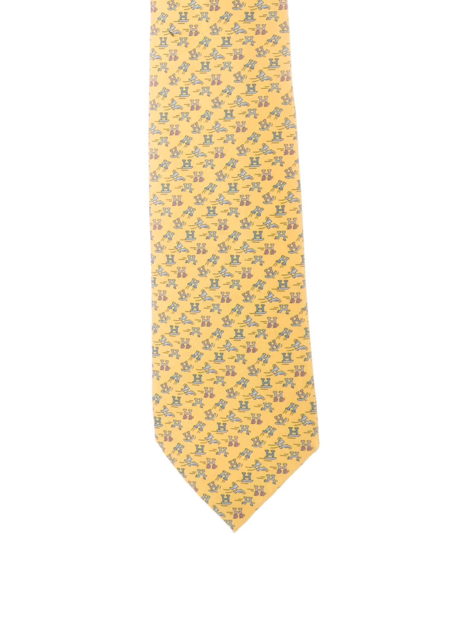 Hermès Patterned Tie