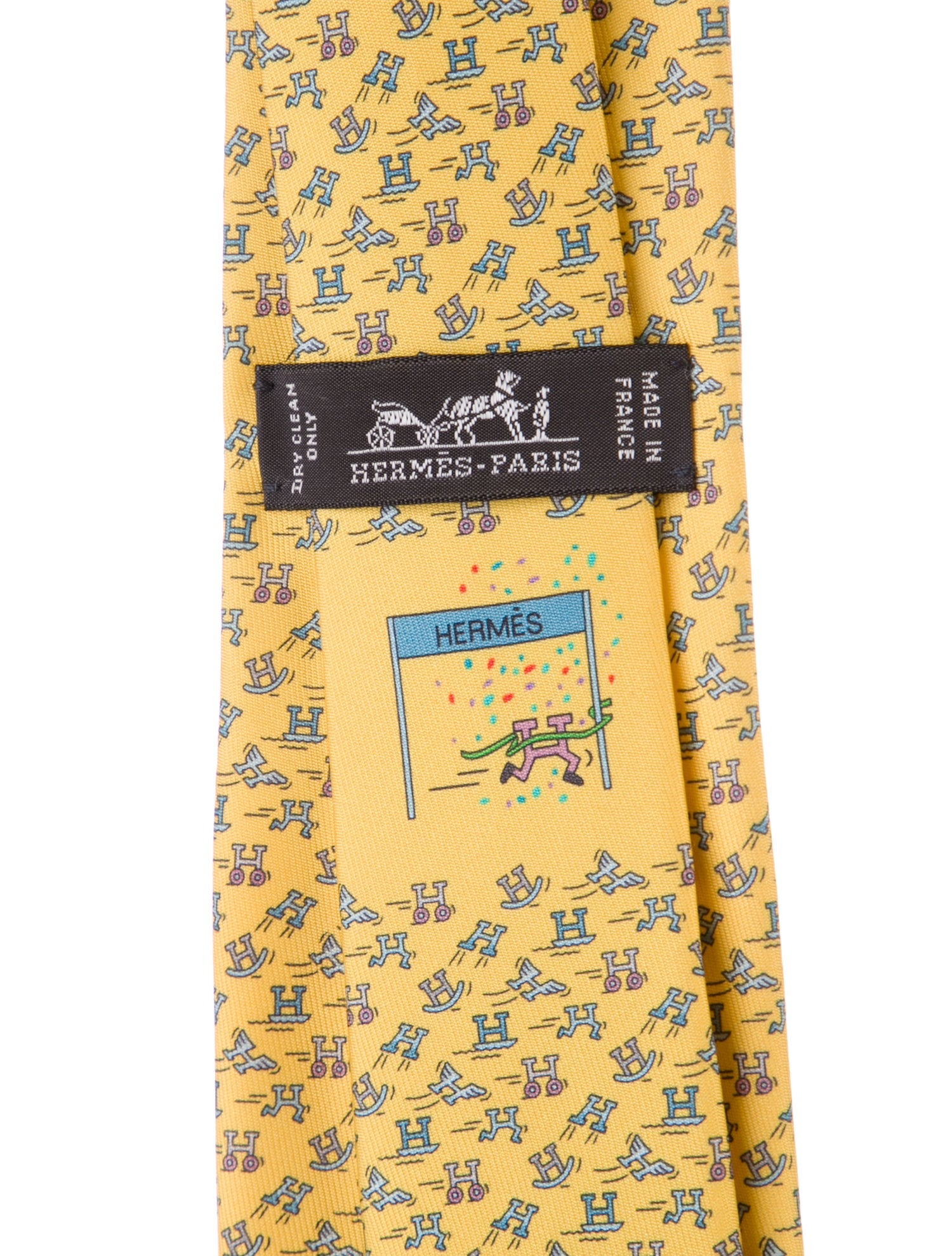 Hermès Patterned Tie