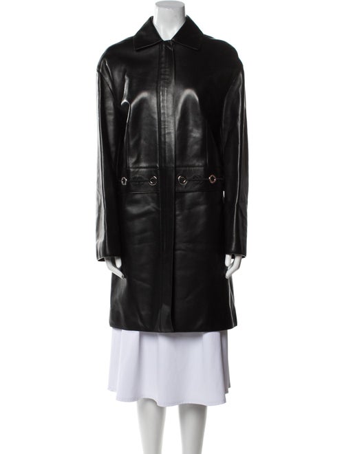 Hermès Leather Coat